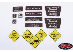 RC4WD Tough Terrain Scale Signs