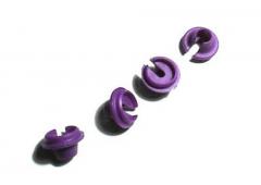 RPM70258 Spring Cups for Assoc., HPI Shocks (Purple)