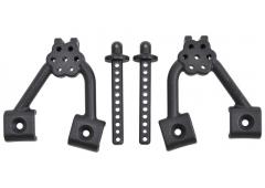 RPM70642 Front Shock Hoops and Body Mounts for the Axial SCX10