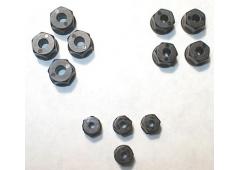 RPM70822 6-32 Nylon Nuts Black