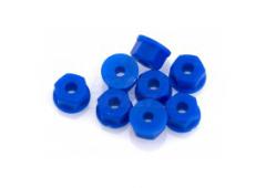 RPM70825 6-32 Nylon Nuts Blue