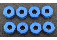 RPM70845 8-32 (4mm) Nylon Nuts Blue