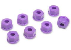 RPM70848 8-32 (4mm) Nylon Nuts Purple