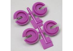 RPM73158 Purple Shock Spring Cups, Losi, Traxxas