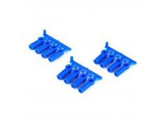 RPM73375 Heavy Duty Rod Ends (12) 4-40 Blue