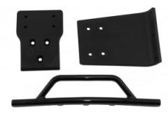 RPM80022 Black Front Bumper & Skid Plate for the Traxxas Slash 44