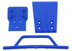 RPM80025 Blue Front Bumper & Skid Plate for the Traxxas Slash 44