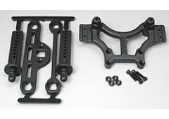 RPM80162 T-Maxx & E-Maxx Shock Tower & Body Mounts Zwart