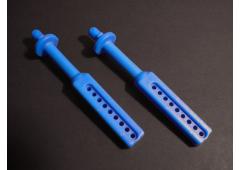 RPM80175 T/E-Maxx Long Body Mounts  Blue