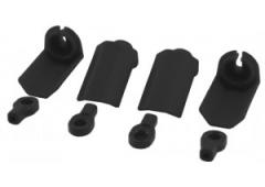 RPM80402 Black Shock Shaft Guards for Traxxas & Durango