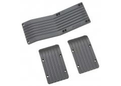 RPM80772 T-Maxx & E-Maxx Three Piece Skid Plate Set  Black