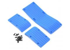 RPM80775 T-Maxx & E-Maxx Three Piece Skid Plate Set  Blauw