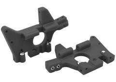 RPM81062 Front Bulkheads for the Traxxas T-Maxx & E-Maxx Black