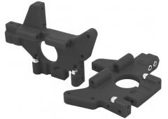 RPM81072 Rear Bulkheads for the Traxxas T-Maxx & E-Maxx Black