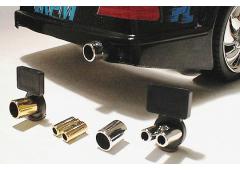 RPM81204 Slim Twinz Gold Mock Exhaust Pipe