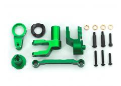 STEERING BELLCRANKS, DRAGLINK (GREEN-ANODIZED 6061-T6 ALUMINUM)