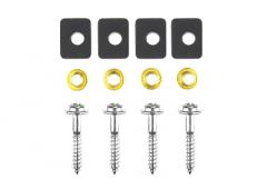 Rubber spacer set - voor standaard servo's