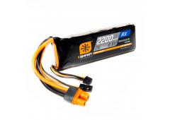 2200mAh 2S 6.6V Smart LiFe Receiver Pack: IC3 & Servo Connector (SPMX22002SLFRX)