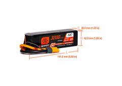 Spektrum 3200mAh 22.2V 6S 50C Smart G2 LiPo Battery: IC5