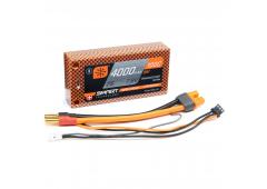 4000mAh 2S 7.6V 100C Smart HV LiPo Battery, Hardcase 5mm Tubes (SPMX40002S100HT)