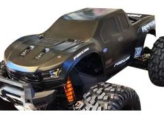 TMT Body onbreekbaar zwart incl. Sticker voor TRX XMAXX 8S