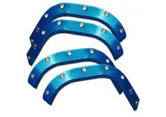 TMT Spatbordverbreders blauw (incl. schroeven) voor TRX Wide-Maxx