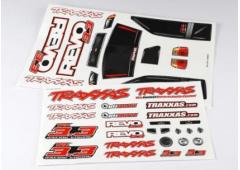 Traxxas TRX5313R Sticker vellen Revo 3.3