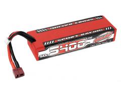 5400mAh - 7.4V - Stick 2S - Sport Racing 50C LiPo Battery - Hard Wire - T-Plug