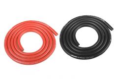 Ultra V+ Siliconen kabel - Super flexibel - Zwart en Rood - 14AWG