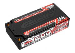 4200mAh - 7.4V - LCG Shorty 2S - Voltax 120C LiPo Battery - 4mm Bullit met Deans Adapter