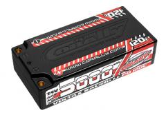 5000mAh - 7.4V - Shorty 2S - Voltax 120C LiPo Battery  - 4mm Bullit met Deans Adapter