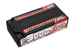 5000 mAh - 7.6V - Shorty 2S - Voltax 120C LiPo HV Battery - 4mm Bullit met Deans Adap