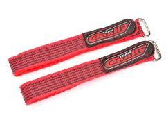 Team Corally C-50536 Pro Battery Straps - 300x20mm - Metal Buckle - Silicone Anti-Slip Strings - Red Team Corally C-50536 Pro Battery Straps - 300x20mm - Metal Buckle - Silicone Anti-Slip Strings - Red