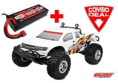 Team Corally MAMMOTH SP Combo met LiPo Battery TC Power Racing 50C 2S 5400mAh Team Corally MAMMOTH SP Combo met LiPo Battery TC Power Racing 50C 2S 5400mAh