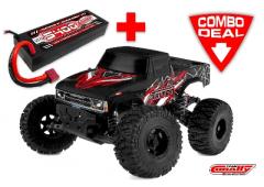 Team Corally TRITON XP Combo met LiPo Battery TC Power Racing 50C 2S 5400mAh Team Corally TRITON XP Combo met LiPo Battery TC Power Racing 50C 2S 5400mAh