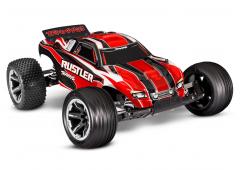 TRAXXAS 1/10 SCALE STADIUM TRUCK TQ 2.4 GHZ W/USB-C - RED TRX37054-8RED INCL. nimh accu en USB lader