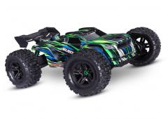 TRAXXAS SLEDGE BELTED SLEDGEHAMMER - GREEN zonder accu's en lader