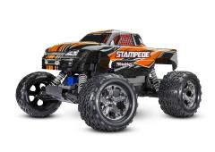 TRAXXAS STAMPEDE 1/10 SCALE MONSTER TRUCK TQ 2.4GHZ INCL. ACCU EN USB-C LADER ORANGE TRX36054-8ORNG