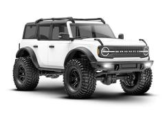 Traxxas TRX-4M 1/18 Scale en Trail Crawler Ford Bronco 4WD Electrische Truck met TQ Wit TRX97074-1WH