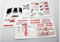 Traxxas TRX2413X Sticker vel Bandit