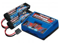 Traxxas TRX2991GX Accu / lader compleet pakket (inclusief # 2972 Dual iD lader (1), # 2869x 7600mAh