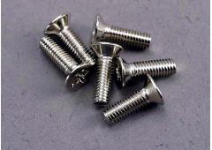 Traxxas TRX3177 Schroeven, 3x10mm verzonken (6)