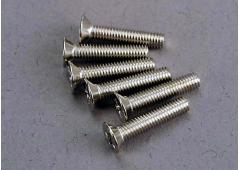 Traxxas TRX3179 Schroeven, 3x15mm verzonken (6)