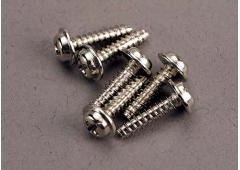 Traxxas TRX3286 Schroeven, 3x12mm kop met ring zelftappende (6)