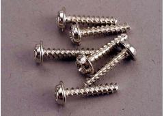 Traxxas TRX3288 Schroeven, 3x15mm kop met ring zelftappende (6)