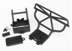 Traxxas TRX4429 Bumper (achter) / batterij doos / batterij doos deksel / switch deksel / body clip /