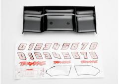 Traxxas TRX5446 Vleugel, Revo (Zwart finish)/ stickers