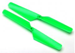 Traxxas TRX6631 Rotor blade set, green (2)/ 1.6x5mm BCS (2)