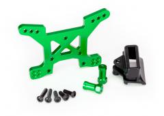 Traxxas TRX6739G Schokbreker toren, front, 7075-T6 aluminium (groen-geanodiseerd) (1) / body-mount b