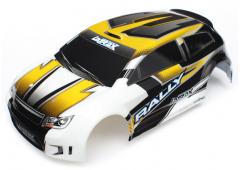 Traxxas TRX7512 Body, LaTrax Rally, geel (geschilderd) / plaatjes